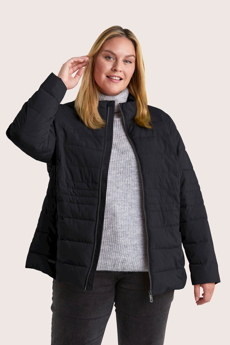 F.29　100 Winterjacke Wasserabweisend STOY Damen Steppjacke Mit Abnehmbarer