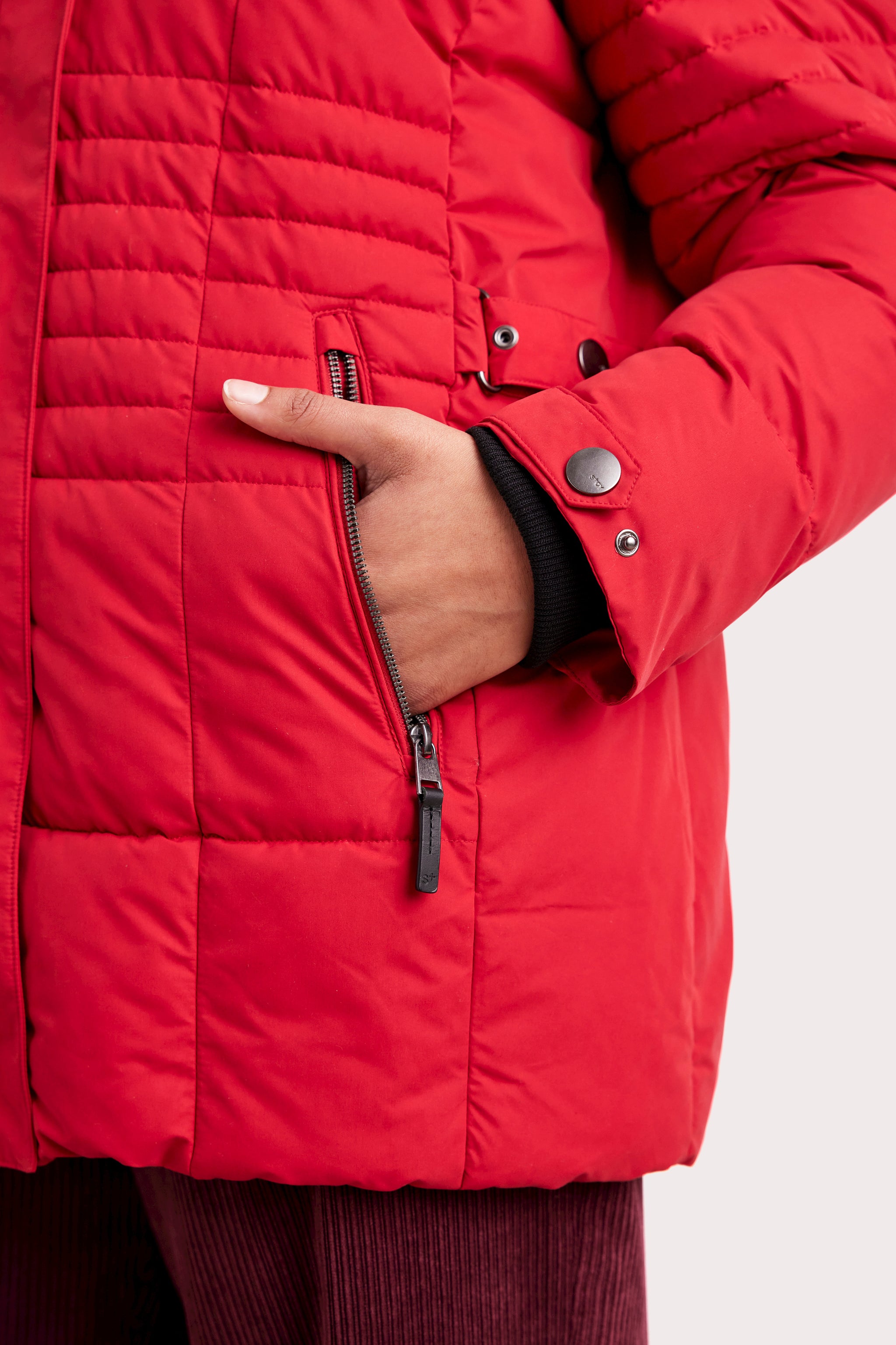 STOY Damen Steppjacke Mit Abnehmbarer Kapuze - Wasserabweisend & Atmungsaktiv